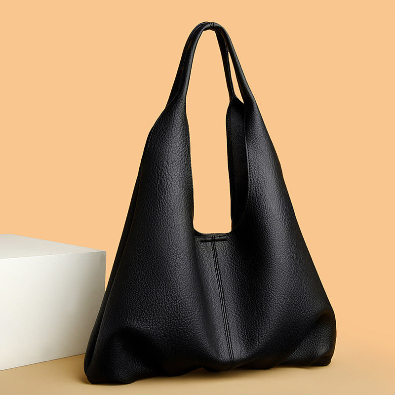 Shoulder Tote Bag for Women Simple Soft Leather Shoulder Bag Office Large Capacity Composite Bags Women