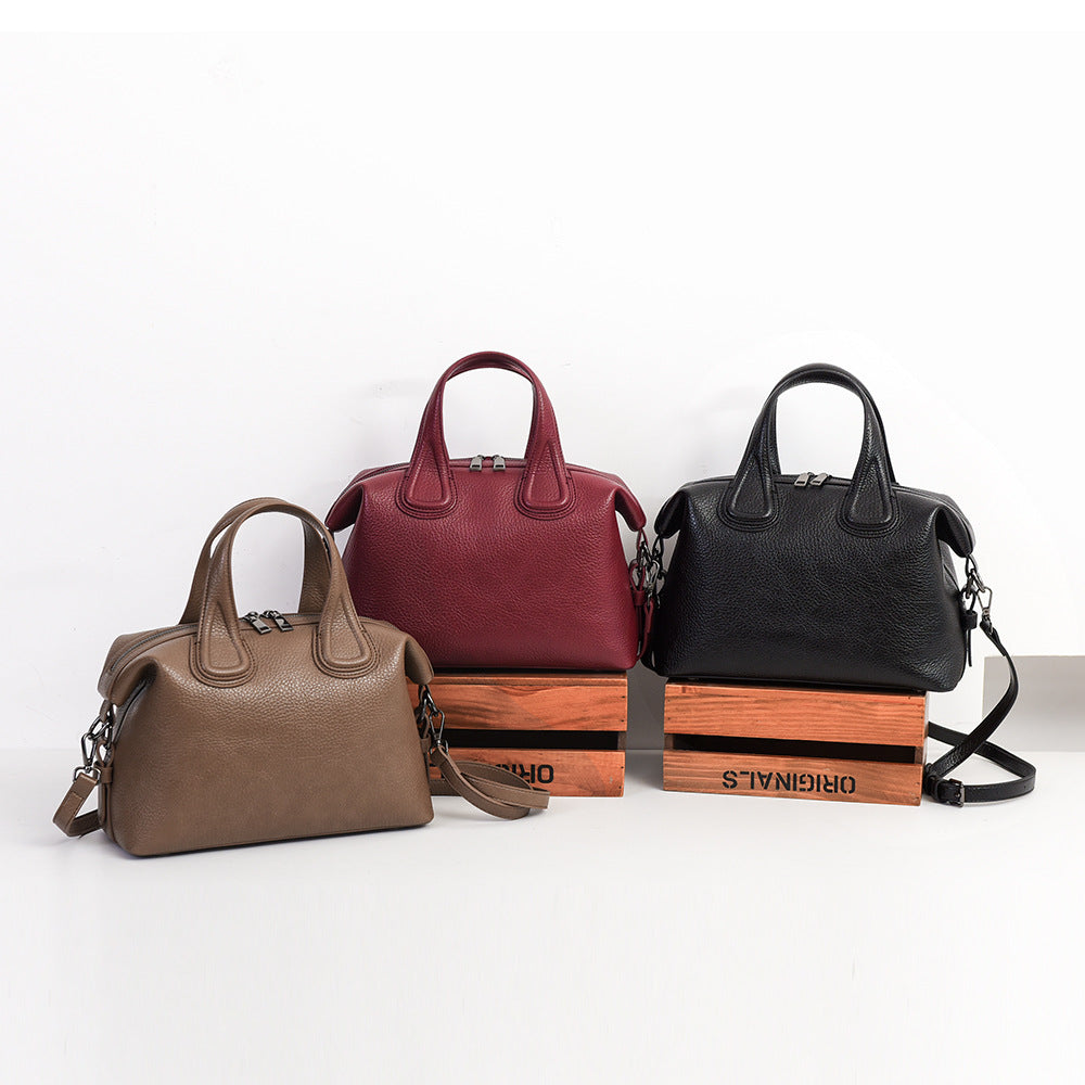 Handbag Large Capacity Bag for Women High Sense Boston Bag Office Messenger Bag for Women