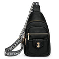 Bags Women Chest Bag Retro Easy Matching Faux Leather Messenger Bag Casual Women Chest Bag
