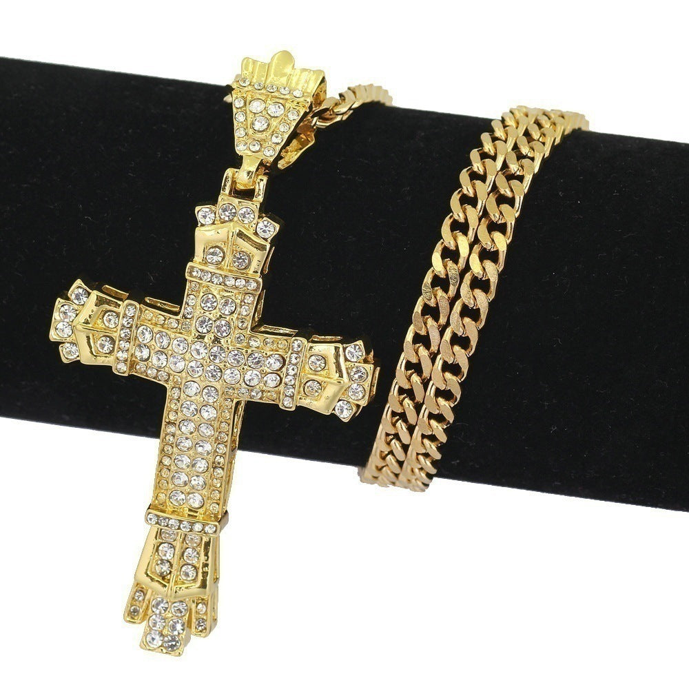 Women's & Men's Chain Hip Hop Full Diamond Vintage Necklaces