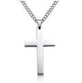 Women's & Men's Metal Simplicity Cross Chain Necklaces