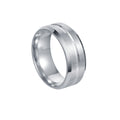 Men's Popular Ornament Standard Size Matching Titanium Rings