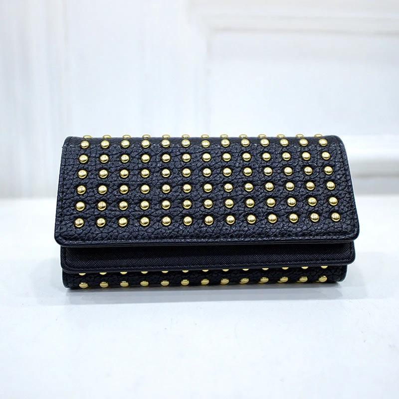Women's Long Tri-fold Wallet Large-capacity Handbag