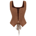 Women Pirate Renaissance Vest Cosplay Costume Tights