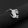 Women's & Men's Fashion Dinosaur Titanium Steel Personality Tyrannosaurus Street Disco Pendants