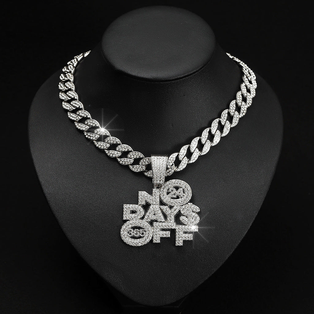 Fashion Alloy Hip Hop Cuban Link Chain Personality Necklaces