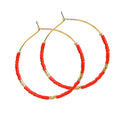 Dopamine Ornament Color Bead High-grade Exaggerated Earrings
