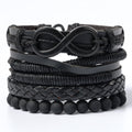 Retro Alloy Leather Fashionable Ethnic Style Wax Bracelets