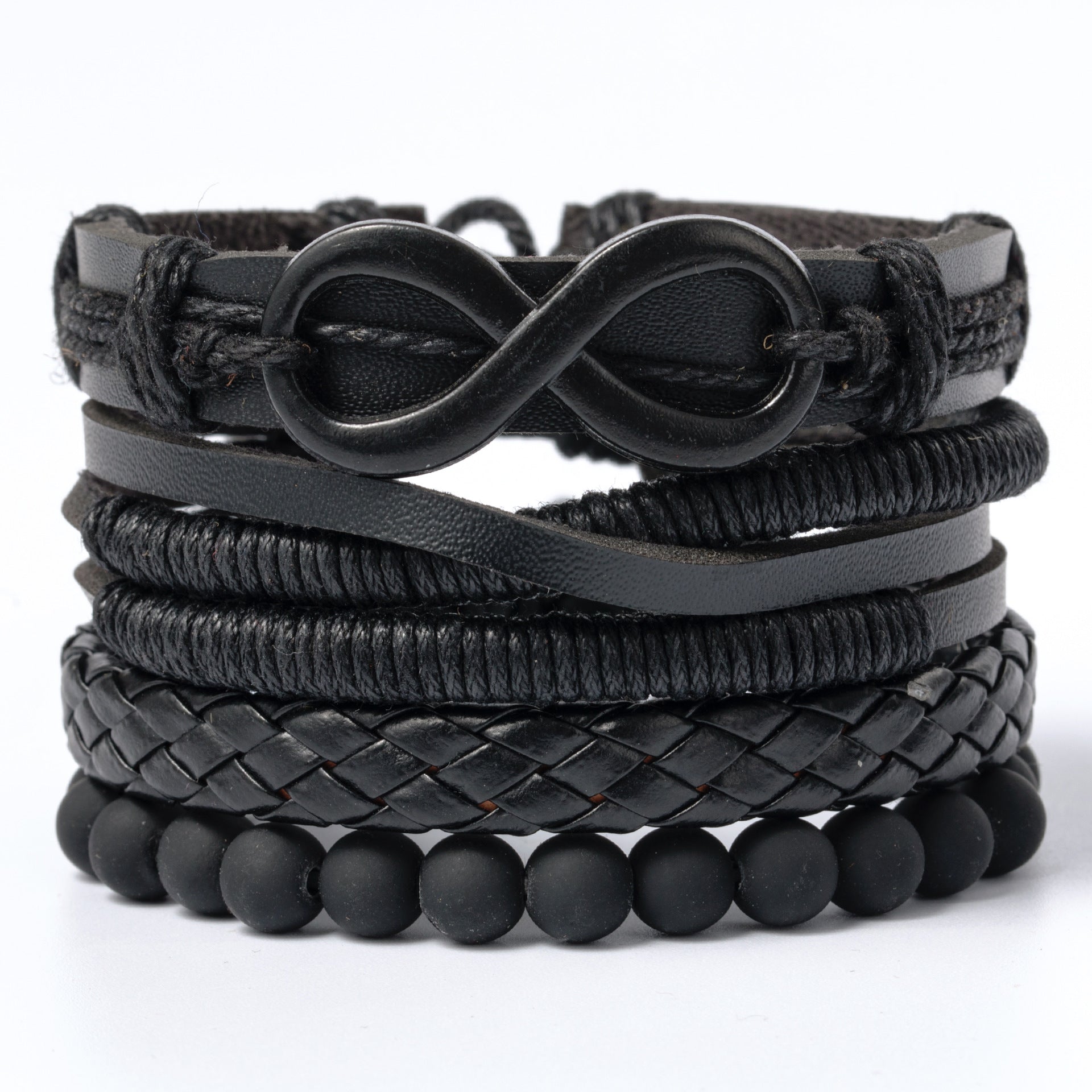 Retro Alloy Leather Fashionable Ethnic Style Wax Bracelets