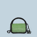 Special Interest Light Luxury Acrylic Horn Pearl Floral Reel Chain Messenger Bag Casual Handbag