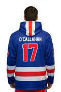 Jack O'Callahan USA Hockey Miracle on Ice 1980 Team Jersey Official Hoodie-Royal