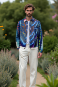 Oracle Rising Shibori Men's Jean Jacket