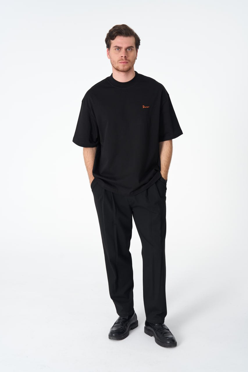 ERA Embroidered Oversize Washed Cotton Tee