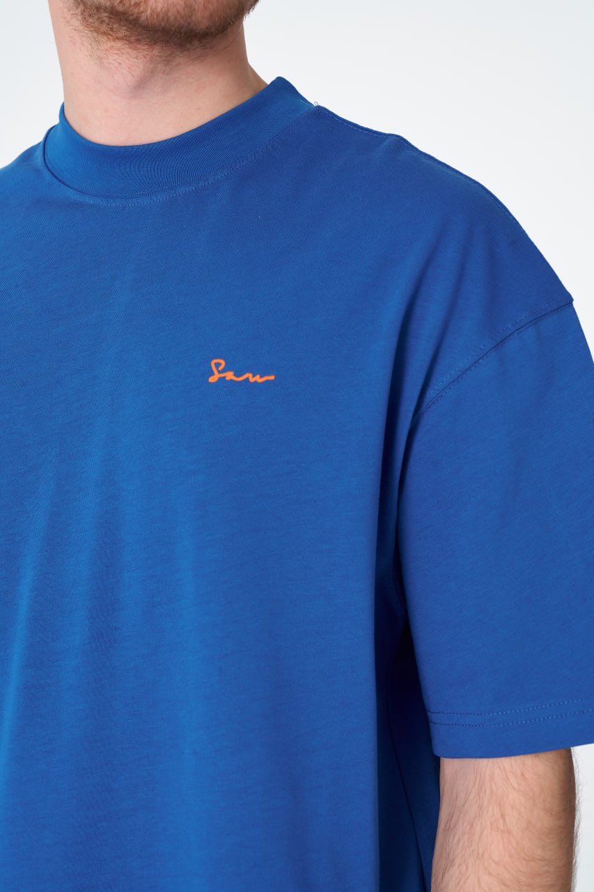 ERA Embroidered Oversize Washed Cotton Tee