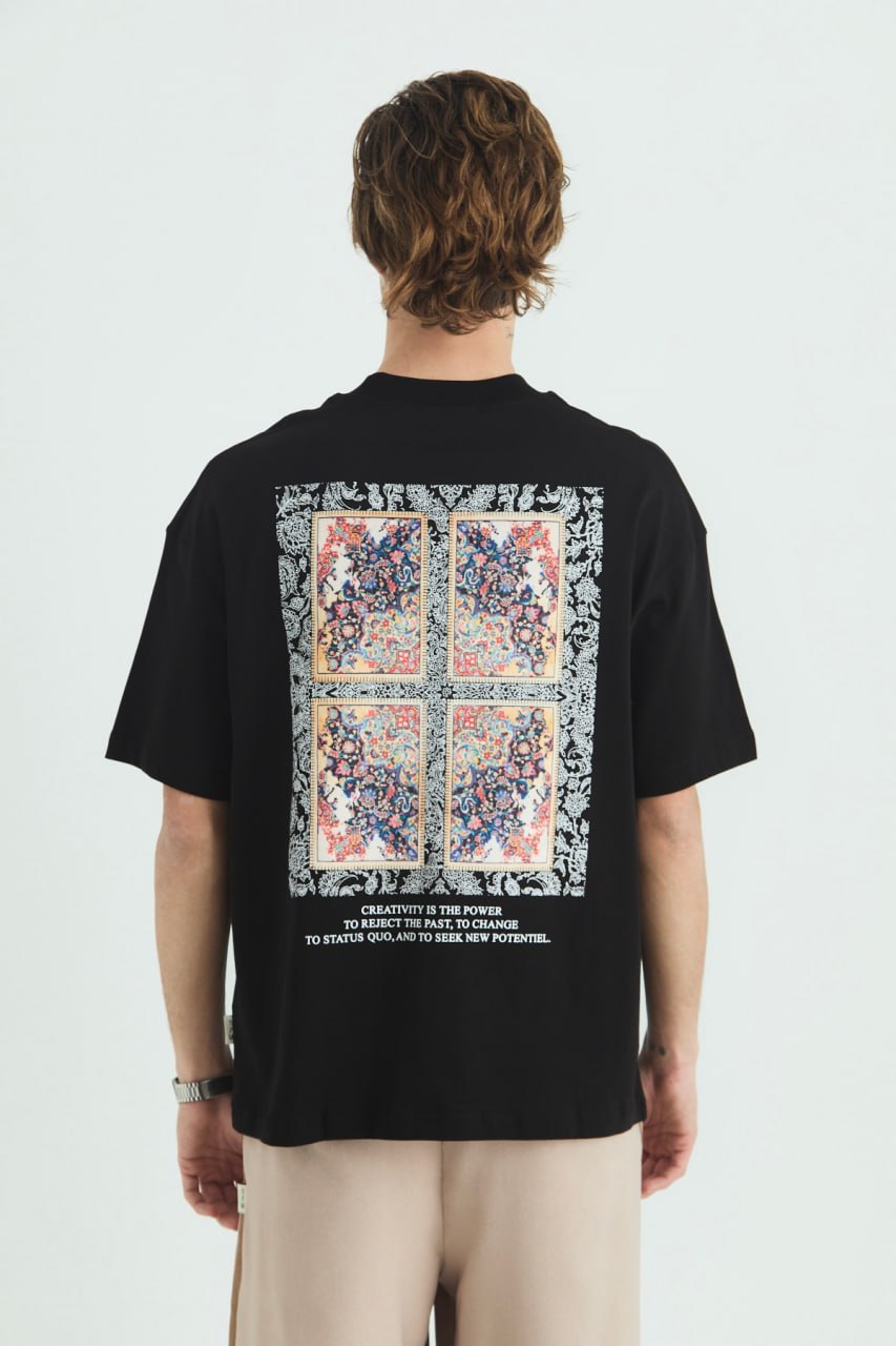 I Am Not Done Changing Panel Oversize Cotton Tee
