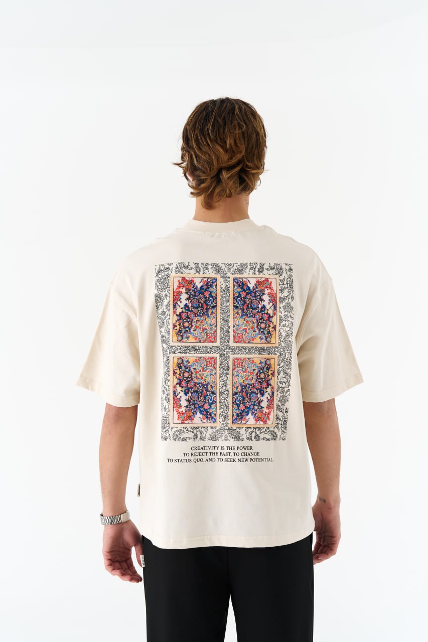 I Am Not Done Changing Panel Oversize Cotton Tee