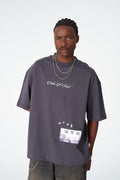 Oversize Cotton Tee / "Make A Stand" Photographic Graphic Print