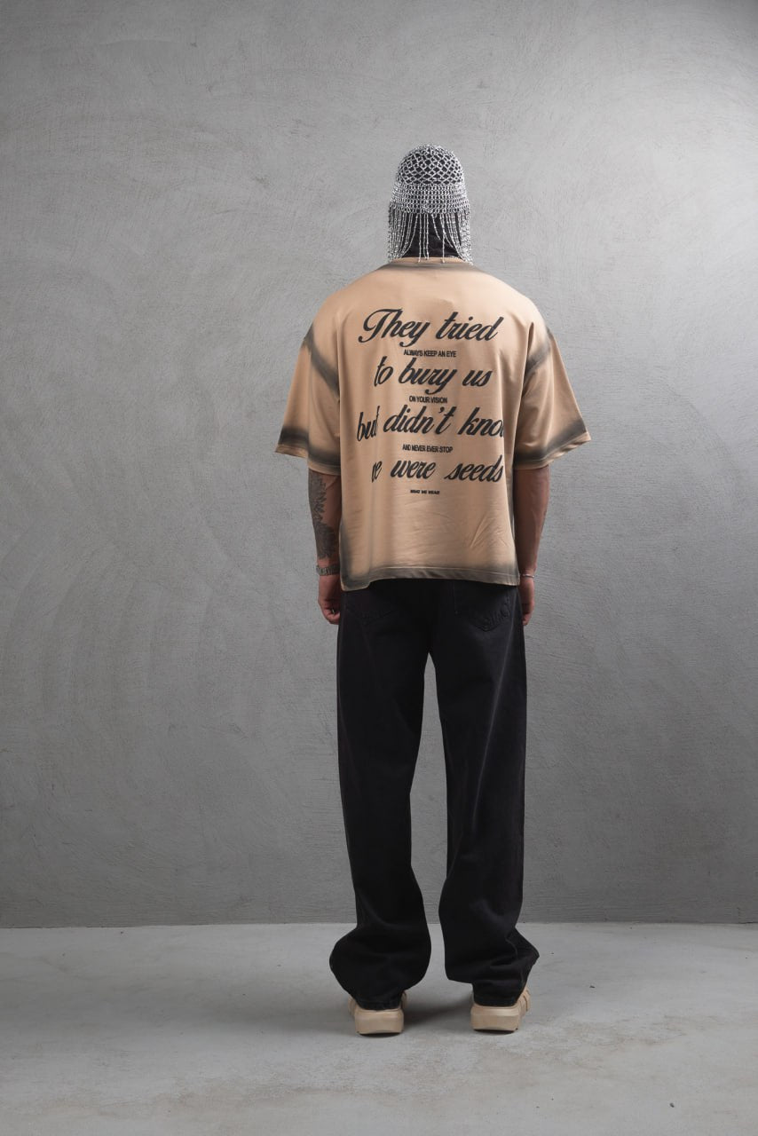 They Tried To Bury Us Oversize Cotton Tee