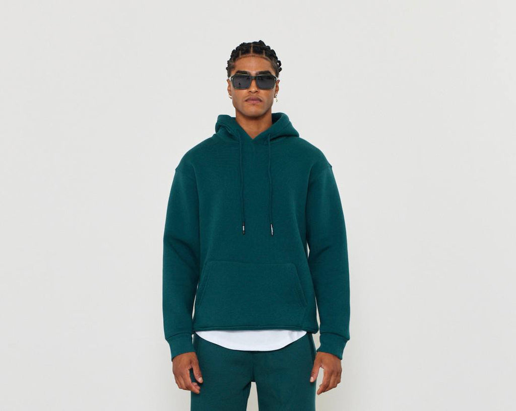Oversized 3-Thread Hoodie Sweatpants Set