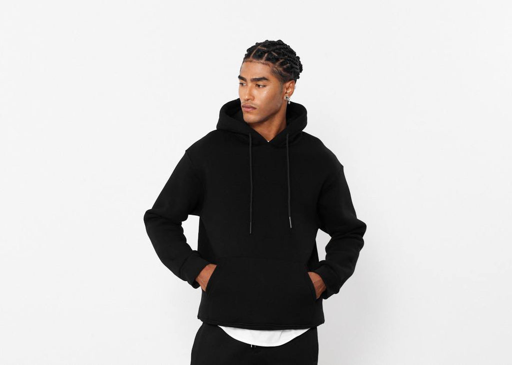 Oversized 3-Thread Hoodie Sweatpants Set