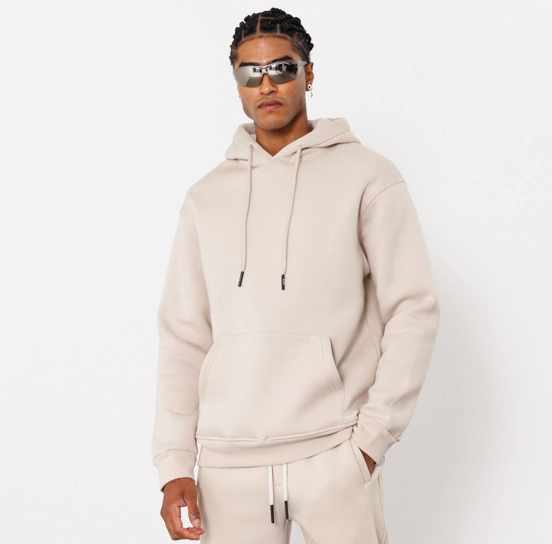 Oversized Hoodie Sweatshirt in Solid Color
