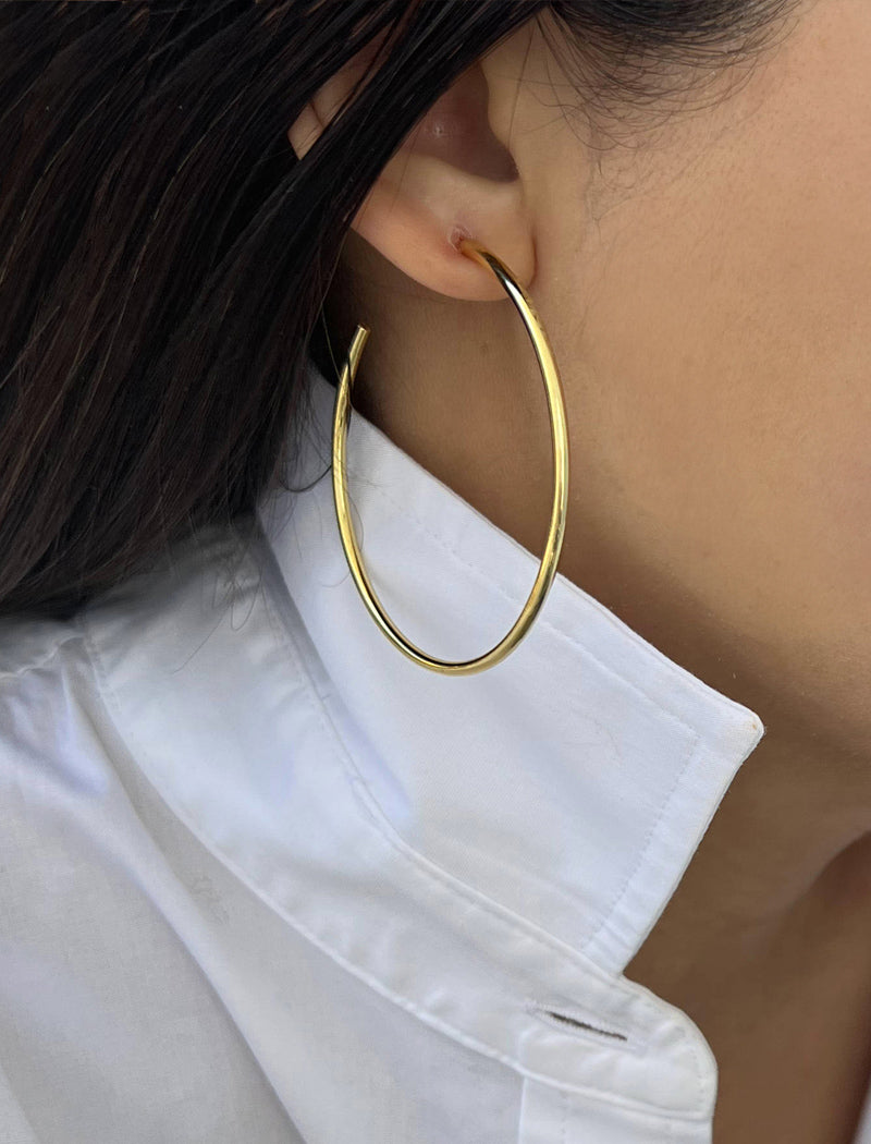 PERFECT Hoop Earrings | 18K Gold Over Sterling Silver