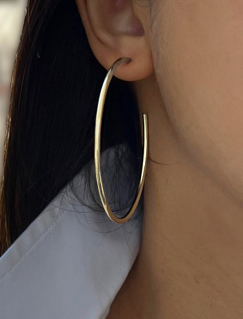 PERFECT Sterling Silver Hoops