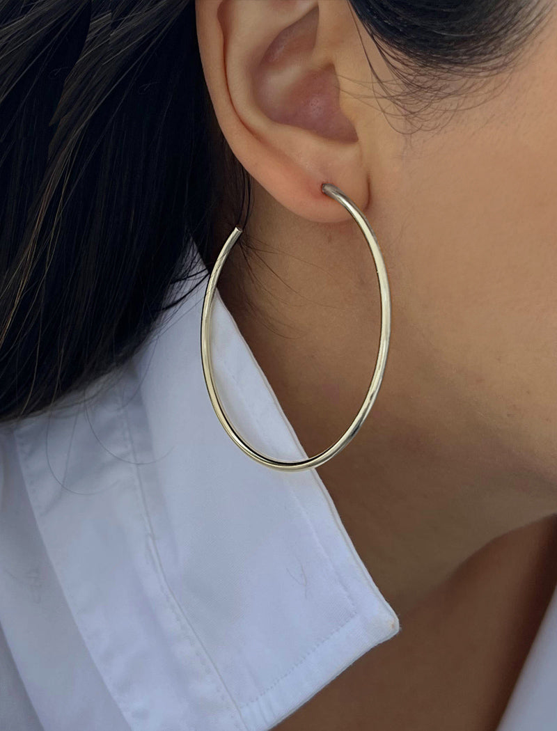 PERFECT Sterling Silver Hoops