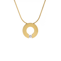 PT100G B.Tiff Gold Malfinia Pendant Necklace