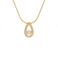 PT106G B.Tiff Gold Drop Pendant Necklace