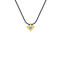 PT301G B.Tiff Gold Cubi Pendant Necklace