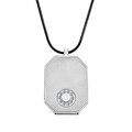 PT809W B.Tiff Meblo Dog Tag Pendant
