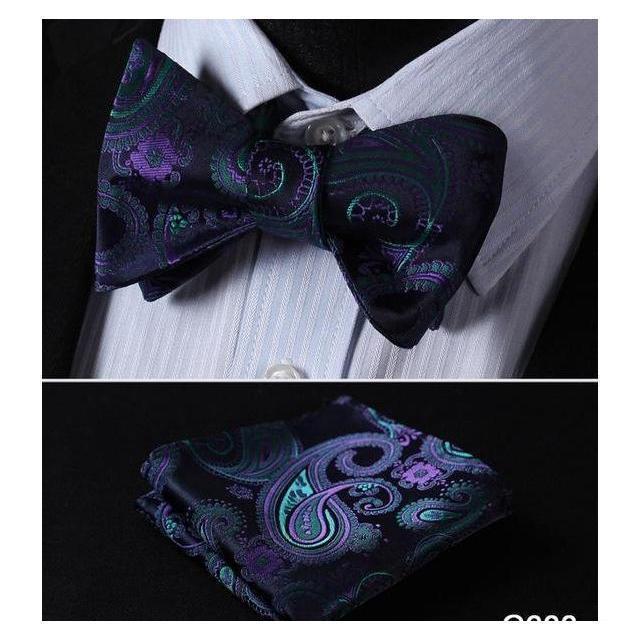 Paisley Bow Ties & Handkerchiefs Collection - Multiple Styles