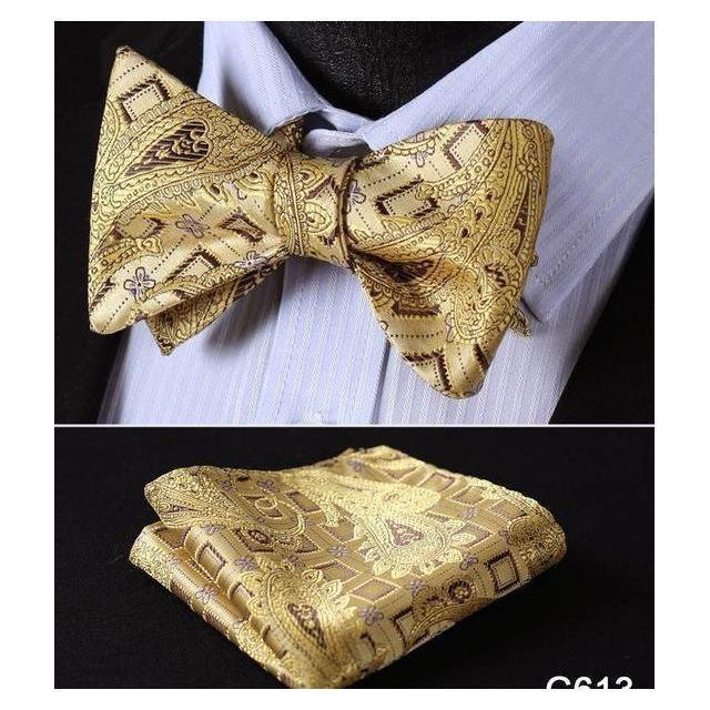 Paisley Bow Ties & Handkerchiefs Collection - Multiple Styles