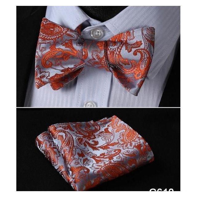 Paisley Bow Ties & Handkerchiefs Collection - Multiple Styles