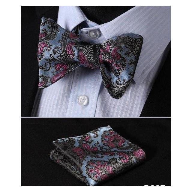 Paisley Bow Ties & Handkerchiefs Collection - Multiple Styles