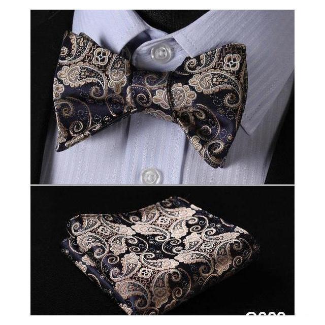 Paisley Bow Ties & Handkerchiefs Collection - Multiple Styles