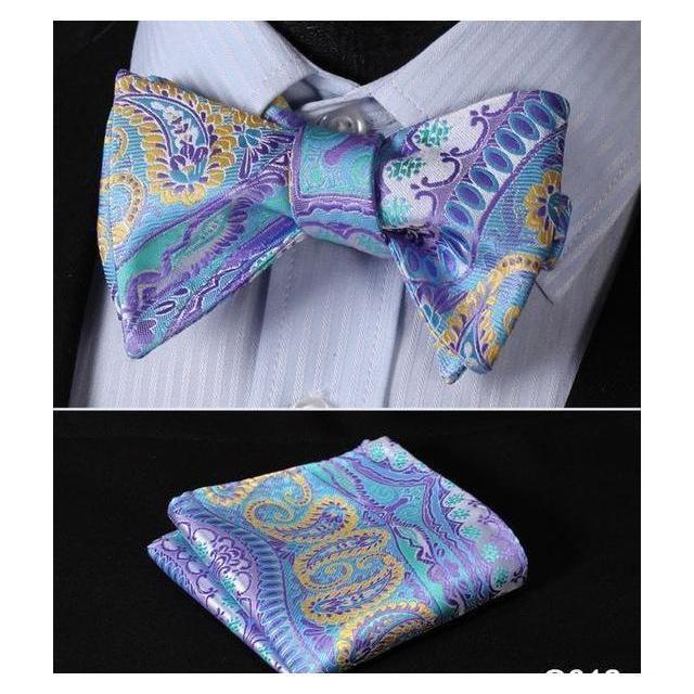 Paisley Bow Ties & Handkerchiefs Collection - Multiple Styles