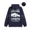 Papa is My Favorite Hoodie – Cute Dad and Grandpa Love Pullover, Family Relationship Apparel & Gift Idea, Unisex
