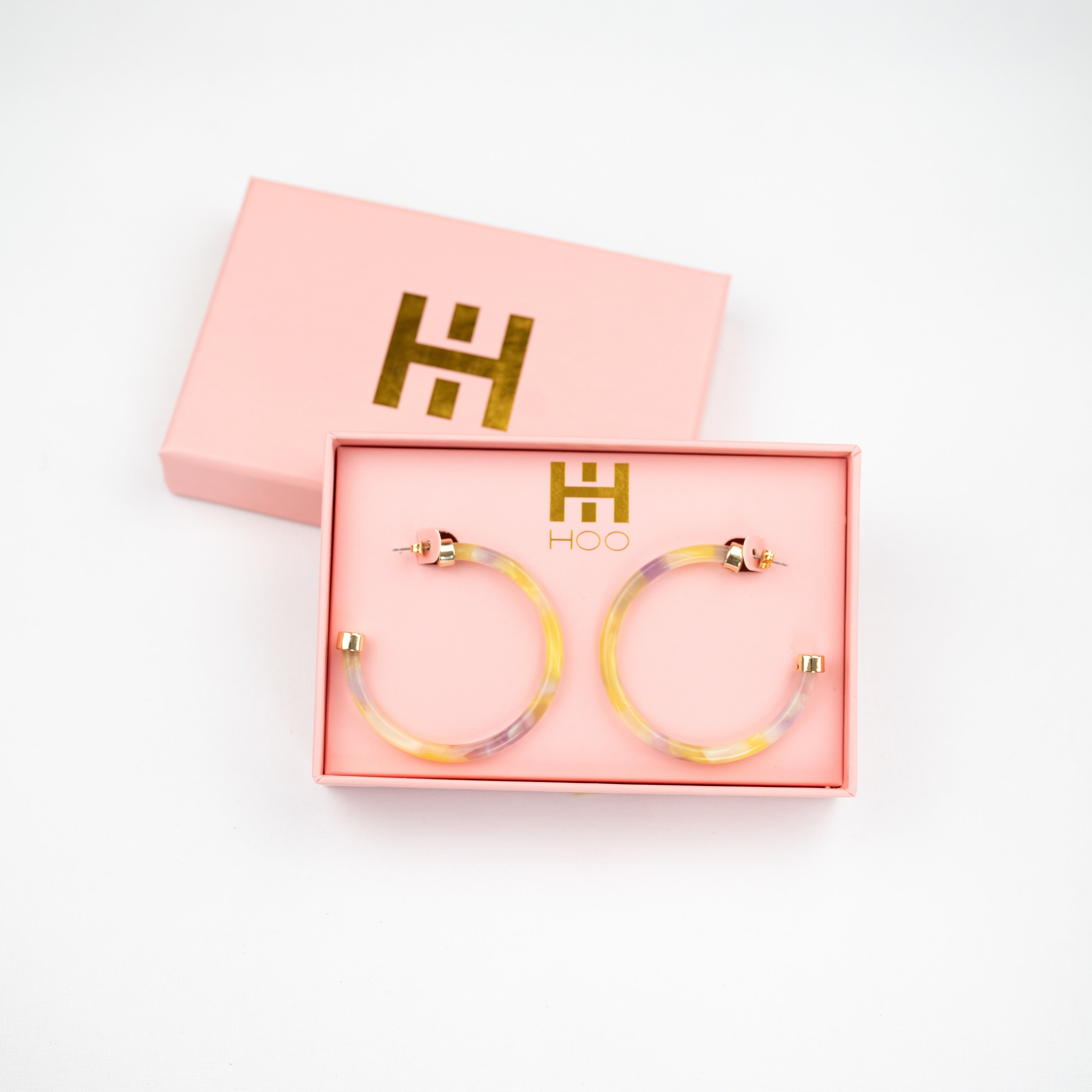 Pastel Hoop Earrings