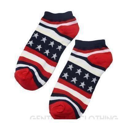 Patriotic USA Collection Ankle Socks - 5 Colors & Styles