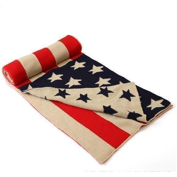 Patriotic USA Flag Scarf