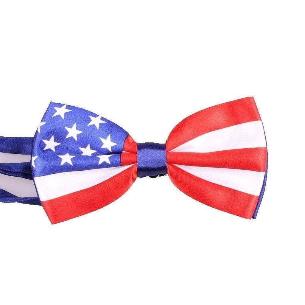 Patriotic USA Party Bow Tie