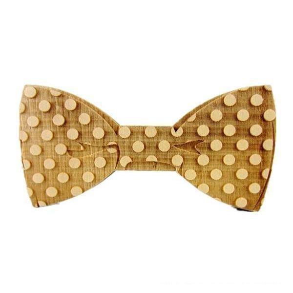 Pattern Collection Wooden Bow Ties - 7 Styles