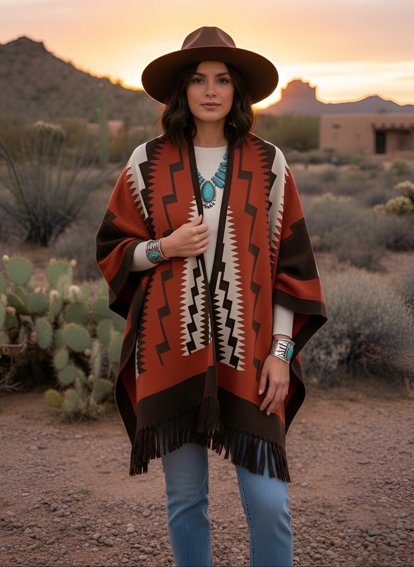 Peruvian Wrap - Orange
