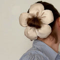 Petal Puff Silk Oversized Flower Scrunchie