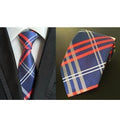 Plaid/Polka Collection Wide Neckties - 18 Colors & Styles