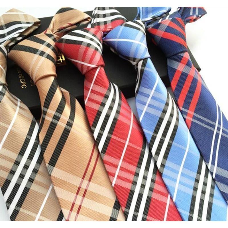 Plaid/Polka Collection Wide Neckties - 18 Colors & Styles