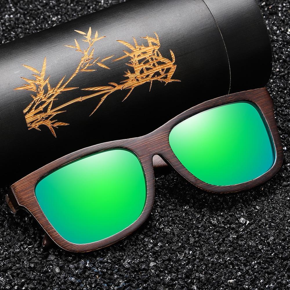 Polarized Natural Bamboo Sunglasses Collection - 6 Colors