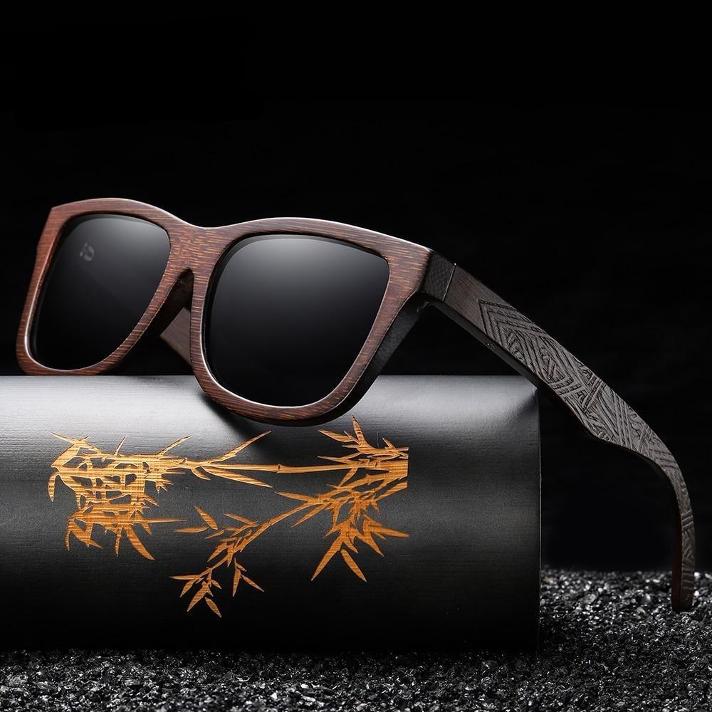 Polarized Natural Bamboo Sunglasses Collection - 6 Colors